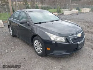 2011 Chevrolet Cruze LS with VIN 1G1PC5SH0B7149307, listed as a IAAI auction lot 41948571 with 134,372 mi miles. Bid and sale history available at carsss.com. Image 1.