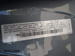 2012 Volkswagen Jetta SE z VIN 3VWDP7AJ4CM323219, wystawiony jako IAAI lot #42290353 z przebiegiem 313 663 mil mil oraz . Historia ofert i sprzedaży dostępna na DreamBid. Obrazek 9.
