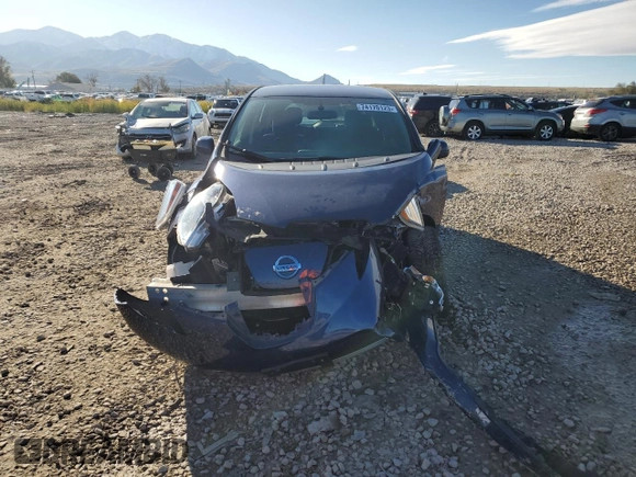 2016 Nissan LEAF S with VIN 1N4AZ0CP4GC302411, listed as a Copart auction lot 74170123 with 58,035 mi miles and . Bid and sale history available at DreamBid. Image 5.