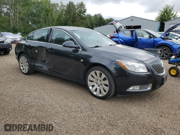 2011 Buick Regal CXL Turbo TO7 with VIN W04G15GV4B1079982, listed as a Copart auction lot 65069634 with 164,335 mi miles and Clean Title. Bid and sale history available at carsss.com. Image 4.