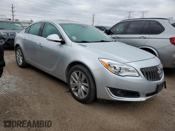 2017 Buick Regal with VIN 2G4GM5EX8H9100060, listed as a Copart auction lot 86883874 with 96,155 mi miles and Salvage Title. Bid and sale history available at carsss.com. Image 4.
