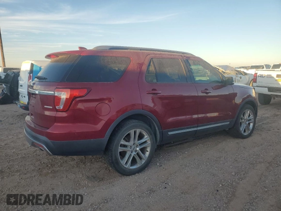 2016 Ford Explorer XLT with VIN 1FM5K7D80GGA56218, listed as a Copart auction lot 81606454 with 78,192 mi miles and Clean Title. Bid and sale history available at carsss.com. Image 3.