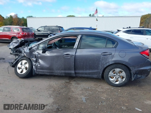2014 Honda Civic Sedan LX with VIN 19XFB2F52EE019330, listed as a IAAI auction lot 40557827 with 169,656 mi miles. Bid and sale history available at carsss.com. Image 15.