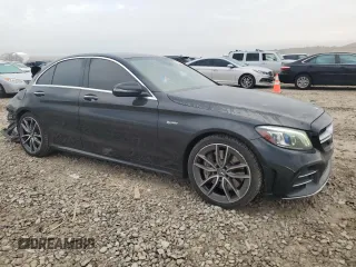 2020 Mercedes-Benz C 43 AMG with VIN 55SWF6EB6LU328288, listed as a Copart auction lot 85975124 with 58,815 mi miles and Salvage Title. Bid and sale history available at carsss.com. Image 4.
