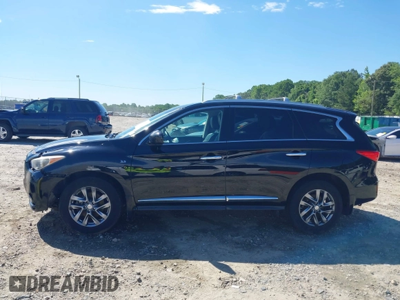 2015 Infiniti QX60 with VIN 5N1AL0MM4FC512551, listed as a IAAI auction lot 42336601 with 156,061 mi miles and . Bid and sale history available at DreamBid. Image 14.