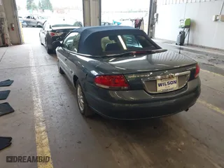 2002 Chrysler Sebring Limited with VIN 1C3EL65R92N272242, listed as a IAAI auction lot 41164755 with 52,086 mi miles. Bid and sale history available at carsss.com. Image 3.