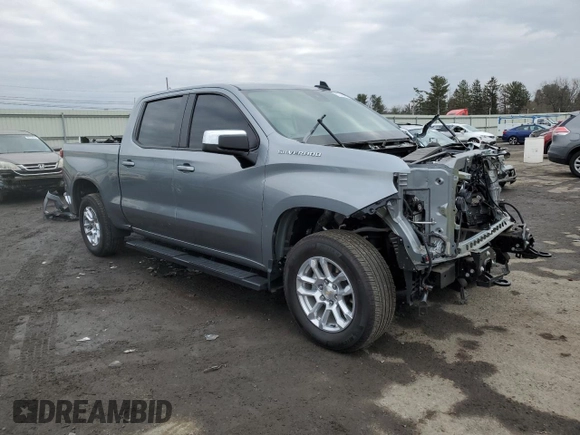 2023 Chevrolet Silverado 1500 LT with VIN 3GCPDKEK1PG262897, listed as a Copart auction lot 87996625 with 11,596 mi miles and Salvage Title. Bid and sale history available at carsss.com. Image 4.