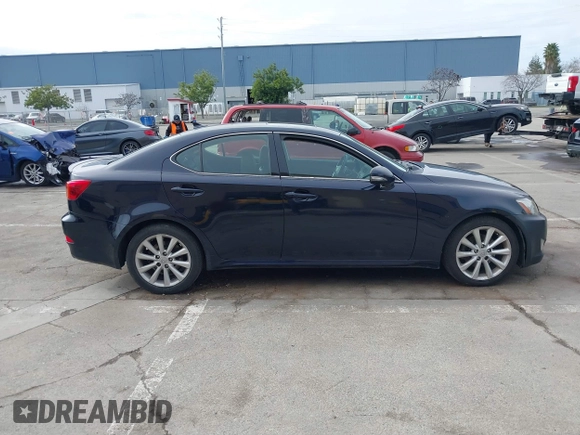 2009 Lexus IS 250 with VIN JTHBK262195104051, listed as a IAAI auction lot 41560910 with 222,113 mi miles. Bid and sale history available at carsss.com. Image 13.