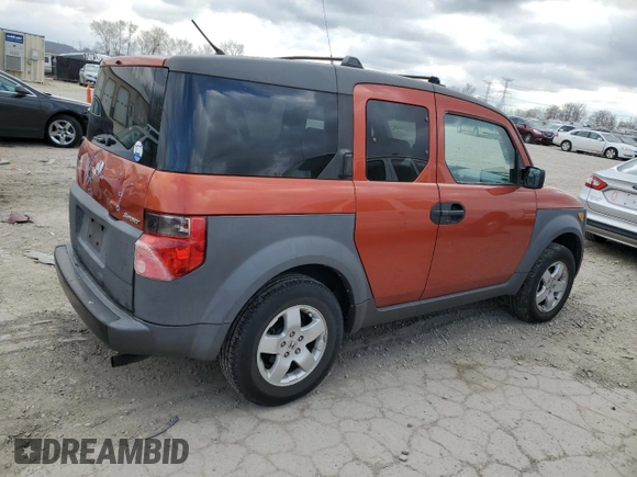 2004 Honda Element EX with VIN 5J6YH27674L004143, listed as a Copart auction lot 84601034 with 183,632 mi miles and Salvage Title. Bid and sale history available at DreamBid. Image 3.
