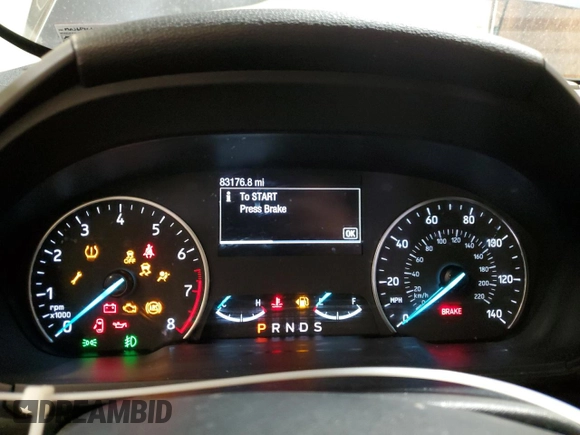 2018 Ford EcoSport SES with VIN MAJ6P1CL7JC182660, listed as a Copart auction lot 49881705 with 83,176 mi miles and Salvage Title. Bid and sale history available at DreamBid. Image 9.