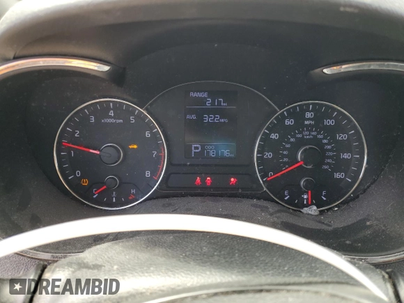 2015 Kia Forte LX with VIN KNAFK4A61F5434449, listed as a Copart auction lot 53885285 with 178,176 mi miles and Clean Title. Bid and sale history available at carsss.com. Image 9.
