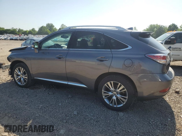2014 Lexus RX 350 with VIN 2T2BK1BA9EC243393, listed as a Copart auction lot 62030305 with 76,297 mi miles and Salvage title. Bid and sale history available at DreamBid. Image 2.