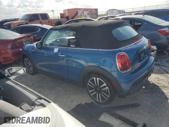 2023 MINI Convertible Cooper S with VIN WMW43DL00P3P78560, listed as a Copart auction lot 76618324 with Not provided miles and Non repairable. Bid and sale history available at DreamBid. Image 2.