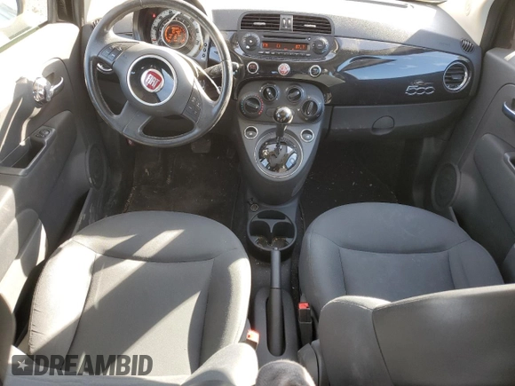 2012 FIAT 500 Pop with VIN 3C3CFFAR7CT365458, listed as a Copart auction lot 42599195 with 89,569 mi miles and Salvage Title. Bid and sale history available at carsss.com. Image 8.