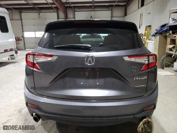 2020 Acura RDX with VIN 5J8TC2H30LL023541, listed as a Copart auction lot 85395644 with 52,710 mi miles and Salvage Title. Bid and sale history available at carsss.com. Image 6.