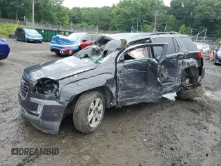 2016 GMC Terrain SLE with VIN 2GKFLNE39G6273137, listed as a Copart auction lot 60671765 with Not provided miles and Salvage title. Bid and sale history available at DreamBid. Image 1.