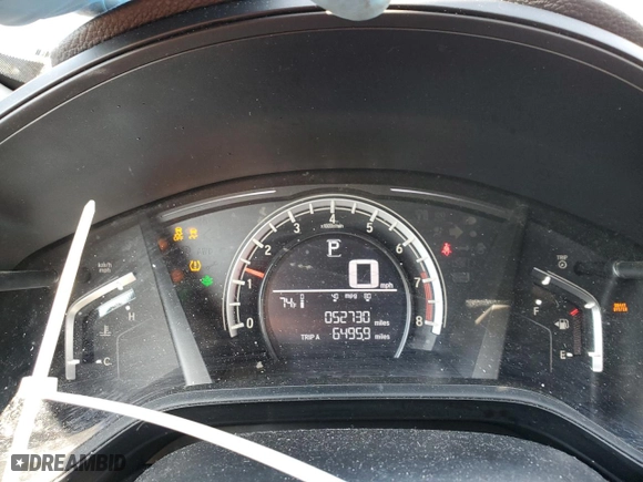 2019 Honda CR-V LX with VIN 2HKRW6H30KH231493, listed as a Copart auction lot 48575765 with 52,730 mi miles and Salvage Title. Bid and sale history available at carsss.com. Image 9.
