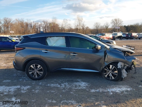2020 Nissan Murano SV with VIN 5N1AZ2BS5LN122988, listed as a IAAI auction lot 41252637 with 1 mi miles. Bid and sale history available at carsss.com. Image 12.