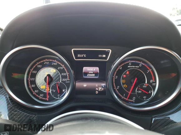 2018 Mercedes-Benz GLS 63 AMG with VIN 4JGDF7FE1JB107037, listed as a Copart auction lot 73127952 with 22,605 mi miles and . Bid and sale history available at DreamBid. Image 9.