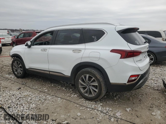 2020 Hyundai Santa Fe Limited with VIN 5NMS5CAD7LH297771, listed as a Copart auction lot 49470915 with 87,407 mi miles and Non Repairable. Bid and sale history available at carsss.com. Image 2.