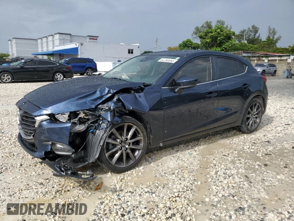 2018 Mazda 3 Touring with VIN 3MZBN1L38JM239636, listed as a Copart auction lot 52290065 with 73,731 mi miles and Salvage Title. Bid and sale history available at carsss.com. Image 1.