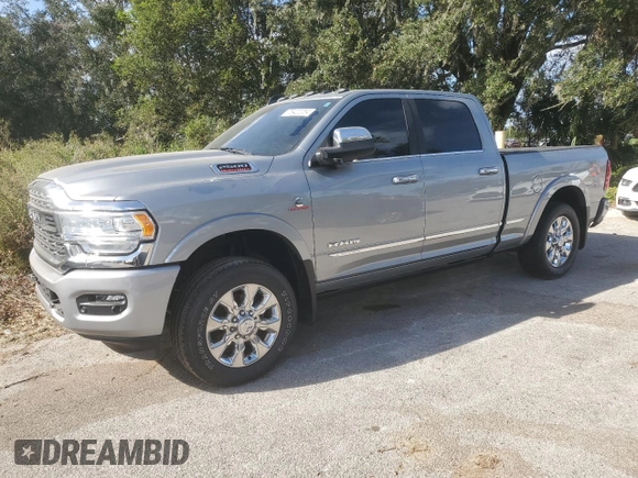 2022 Ram 2500 Limited z VIN 3C6UR5SL8NG433863, wystawiony jako Copart lot #76422054 z przebiegiem Nie podano mil oraz Nie do naprawy • Non repairable. Historia ofert i sprzedaży dostępna na DreamBid. Obrazek 1.