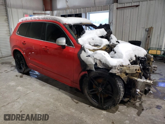2016 Volvo XC90 T6 R-Design with VIN YV4A22PM2G1058342, listed as a Copart auction lot 45452965 with Not Provided miles and Salvage Title. Bid and sale history available at DreamBid. Image 4.