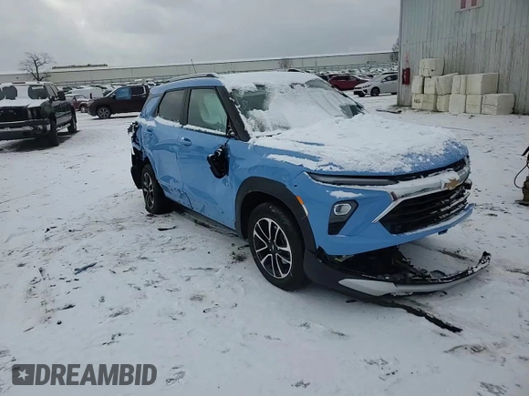 2024 Chevrolet TrailBlazer LT with VIN KL79MRSL9RB077343, listed as a Copart auction lot 43784025 with 20,632 mi miles and Non Repairable. Bid and sale history available at DreamBid. Image 12.