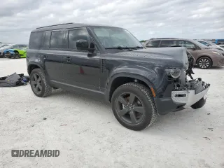 2025 Land Rover Defender S with VIN SALEJ7EX9S2366119, listed as a Copart auction lot 41674105 with 3,519 mi miles and Salvage title. Bid and sale history available at DreamBid. Image 4.