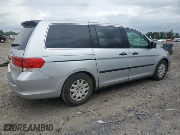 2010 Honda Odyssey LX z VIN 5FNRL3H29AB016853, wystawiony jako Copart lot #56602085 z przebiegiem 154 518 mil mil oraz Szkoda całkowita • Salvage title. Historia ofert i sprzedaży dostępna na DreamBid. Obrazek 3.