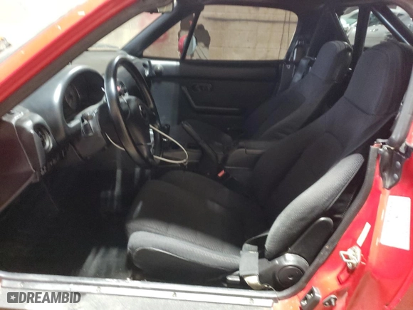 1991 Mazda MX-5 Miata Special Edition with VIN JM1NA3514M1236334, listed as a Copart auction lot 88796575 with 189,232 mi miles and Salvage Title. Bid and sale history available at carsss.com. Image 7.