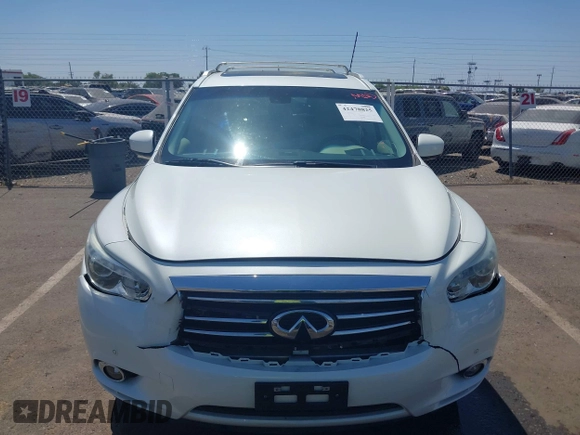 2015 Infiniti QX60 with VIN 5N1AL0MM5FC553545, listed as a IAAI auction lot 42478825 with 95,694 mi miles and . Bid and sale history available at DreamBid. Image 12.