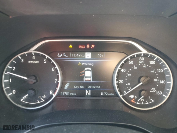2020 Nissan Maxima SL with VIN 1N4AA6DV9LC380927, listed as a Copart auction lot 86624354 with 41,781 mi miles and Salvage Title. Bid and sale history available at carsss.com. Image 9.