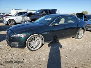 2017 Jaguar XF 35t Prestige with VIN SAJBE4BV2HCY34812, listed as a Copart auction lot 82416134 with 56,955 mi miles and Salvage Title. Bid and sale history available at carsss.com. Image 1.