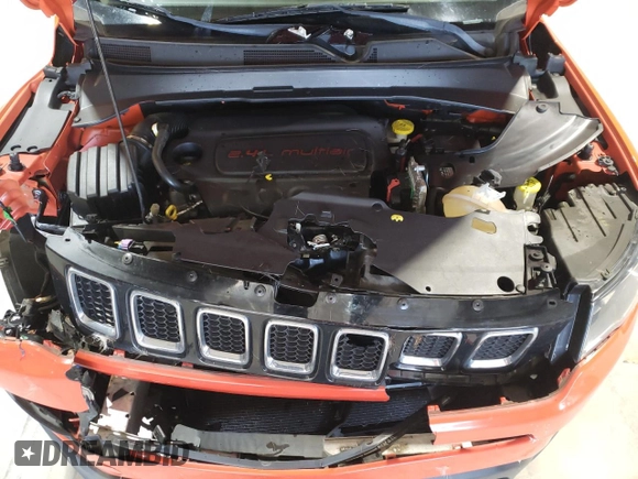 2017 Jeep Compass Sport with VIN 3C4NJCAB8HT643442, listed as a Copart auction lot 87031414 with 102,463 mi miles and Salvage Title. Bid and sale history available at carsss.com. Image 14.