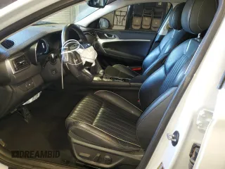 2022 Genesis G70 2.0T with VIN KMTG34TA2NU088116, listed as a Copart auction lot 78257514 with 83,335 mi miles and Clean Title. Bid and sale history available at carsss.com. Image 7.