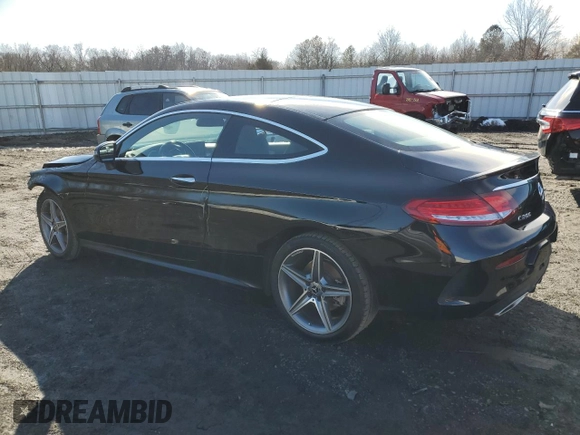 2018 Mercedes-Benz C 300 with VIN WDDWJ4KB4JF681717, listed as a Copart auction lot 45214955 with 153,470 mi miles and Salvage title. Bid and sale history available at DreamBid. Image 2.