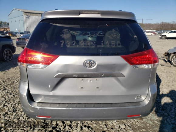 2014 Toyota Sienna LE with VIN 5TDJK3DC3ES073498, listed as a Copart auction lot 88006615 with 360,781 mi miles and Salvage Title. Bid and sale history available at DreamBid. Image 6.