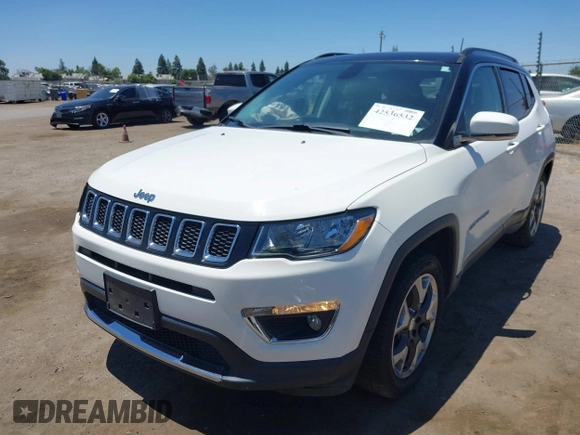2018 Jeep Compass Limited z VIN 3C4NJCCB7JT410882, wystawiony jako IAAI lot #42536532 z przebiegiem 70 404 mil mil oraz . Historia ofert i sprzedaży dostępna na DreamBid. Obrazek 19.