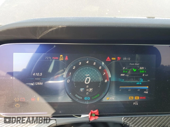 2019 Mercedes-Benz E 53 AMG with VIN WDDZF6BB1KA491463, listed as a Copart auction lot 65467095 with 112,886 mi miles and Salvage title. Bid and sale history available at DreamBid. Image 9.
