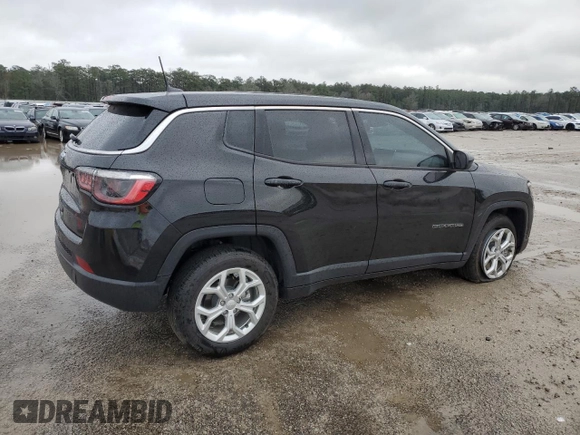 2024 Jeep Compass Sport with VIN 3C4NJDANXRT102040, listed as a Copart auction lot 48545325 with 10,668 mi miles and Salvage Title. Bid and sale history available at carsss.com. Image 3.