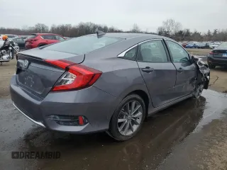 2019 Honda Civic EX z VIN 19XFC1F34KE216999, wystawiony jako Copart lot #51427335 z przebiegiem 9 502 mil mil oraz Szkoda całkowita • Salvage title. Historia ofert i sprzedaży dostępna na DreamBid. Obrazek 3.