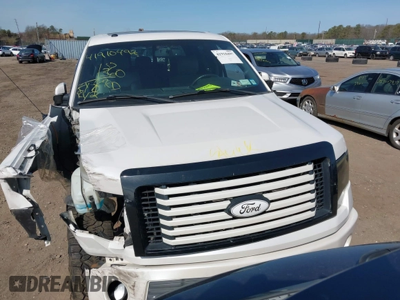 2011 Ford F-150 Lariat with VIN 1FTFW1E67BFB89628, listed as a IAAI auction lot 41910497 with 139,644 mi miles. Bid and sale history available at carsss.com. Image 12.
