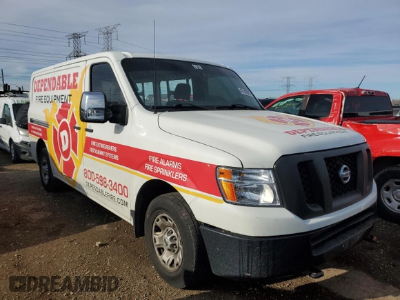 2018 Nissan NV SV with VIN 1N6AF0KY8JN805784, listed as a Copart auction lot 42142805 with 115,962 mi miles and Salvage Title. Bid and sale history available at carsss.com. Image 4.