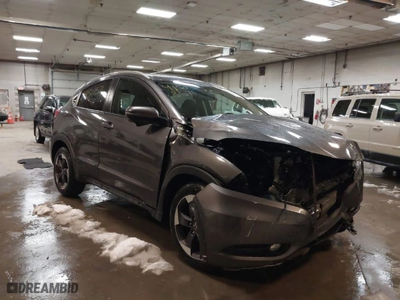 2018 Honda HR-V EX-L Navi with VIN 3CZRU5H75JM700132, listed as a IAAI auction lot 41508571 with 45,390 mi miles. Bid and sale history available at carsss.com. Image 1.