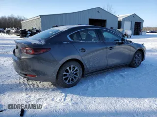 2025 Mazda 3 S Preferred with VIN JM1BPACM0S1751024, listed as a Copart auction lot 86953184 with 10,897 mi miles and Salvage Title. Bid and sale history available at DreamBid. Image 3.