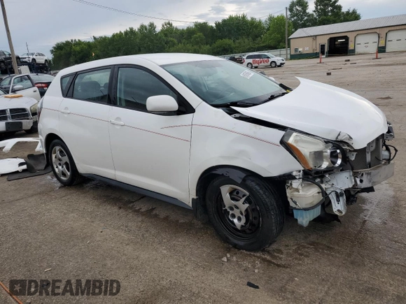 2010 Pontiac Vibe 1SA with VIN 5Y2SP6E8XAZ412803, listed as a Copart auction lot 61876895 with 105,582 mi miles and Salvage title. Bid and sale history available at DreamBid. Image 4.