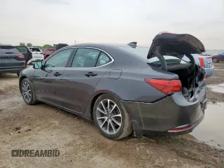 2015 Acura TLX V6 with VIN 19UUB2F32FA012244, listed as a Copart auction lot 59085705 with 110,331 mi miles and Salvage title. Bid and sale history available at DreamBid. Image 2.