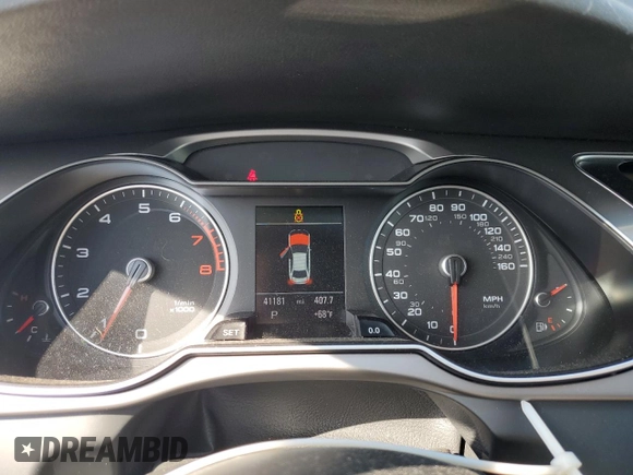 2014 Audi A4 Premium with VIN WAUBFAFL6EN016869, listed as a Copart auction lot 50565935 with 41,181 mi miles and Clean Title. Bid and sale history available at carsss.com. Image 9.