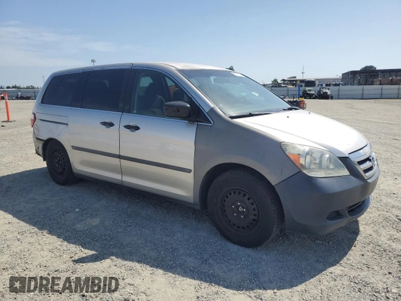 2006 Honda Odyssey LX with VIN 5FNRL38256B099799, listed as a Copart auction lot 53571745 with 287,595 mi miles and Salvage Title. Bid and sale history available at carsss.com. Image 4.